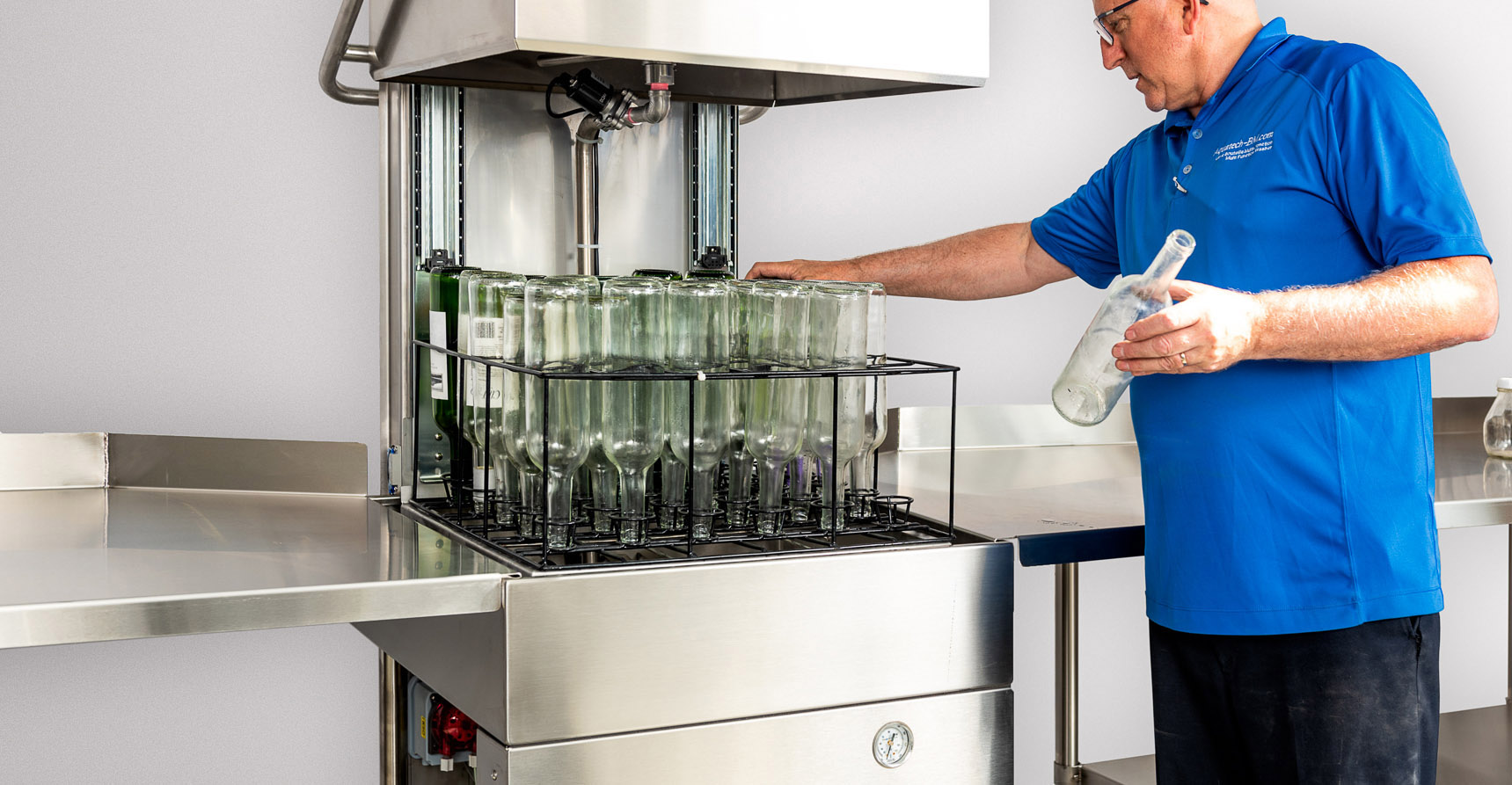 Wine Bottle Washing And Sterilizing Machine Aquatech BM